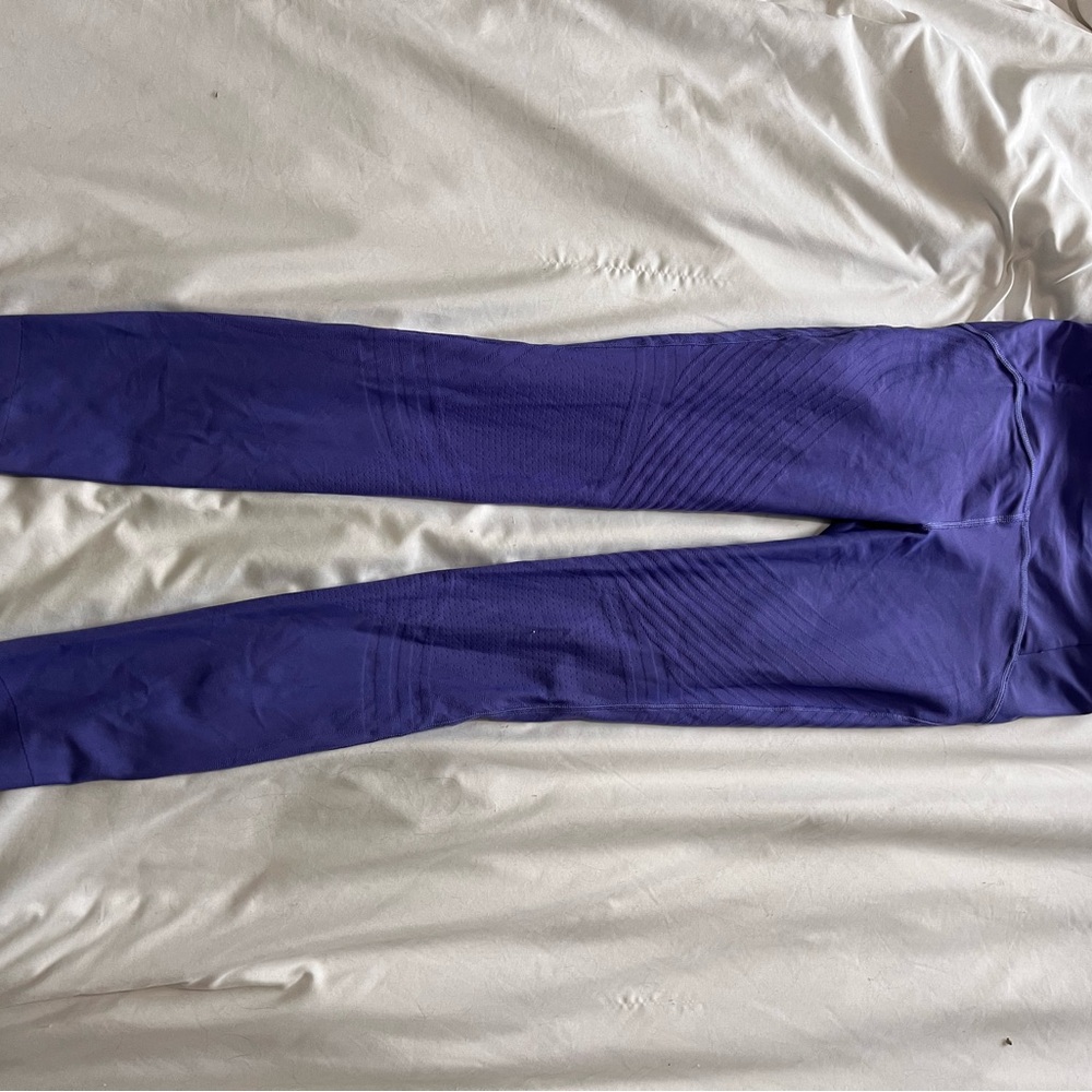 Lululemon SenseKnit high rise running tight leggings charged Indigo